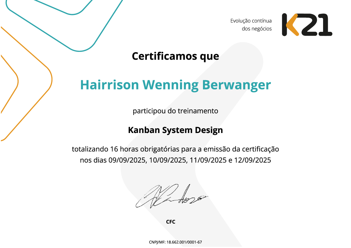 Certificado K21